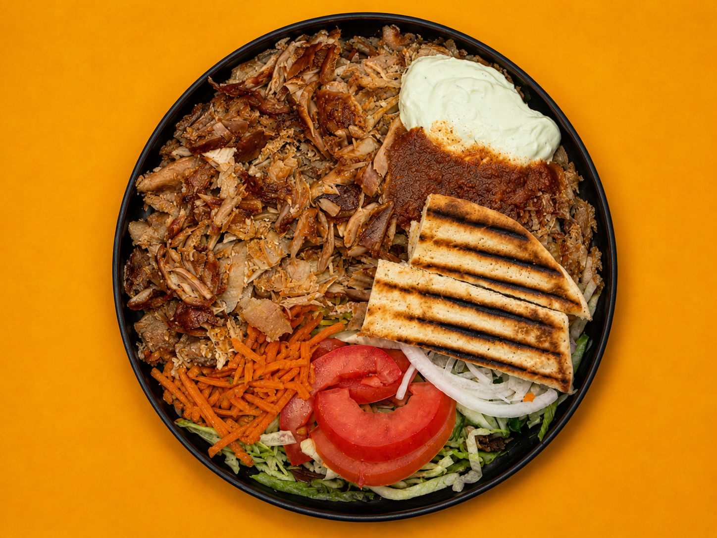 Gyro over rice chicken